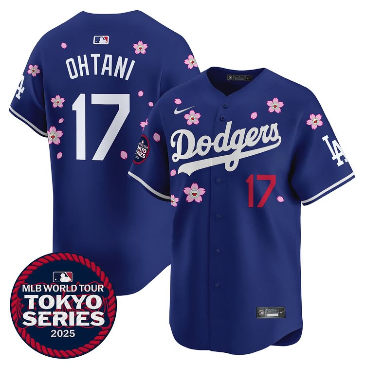 Dodgers x Takashi Murakami Blue Jersey - Tokyo Series 2025